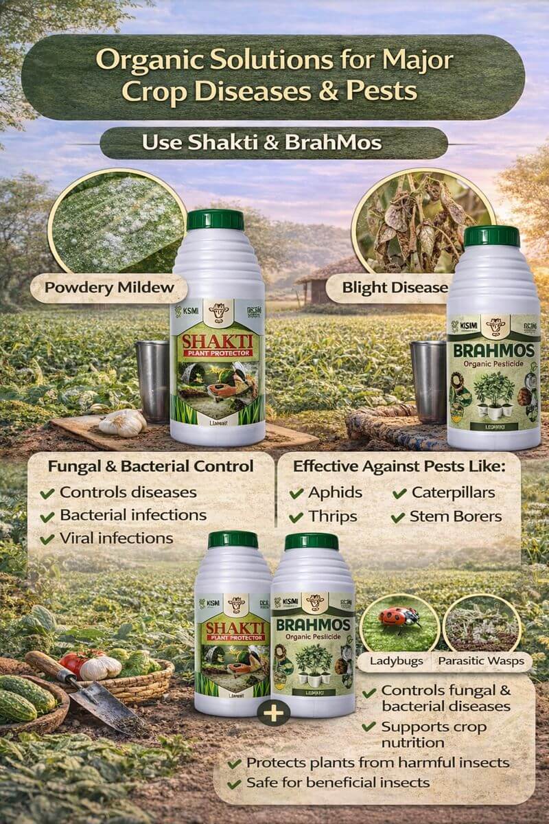 Brahmos Organic liquid pesticide for farming and horticulture